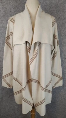 Cárdigan de lana merino para todas las estaciones Royal Robbins para mujer L crema artesanal premium nuevo con etiquetas Foto 1 de 4