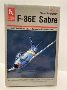 1/72 Hobbycraft F-86E Dogfighter Sable Modelo Kit 1379 Múltiples Calcomanías AF - Imagen 1 de 10