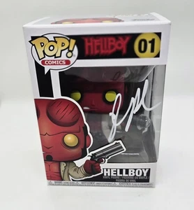Ron Pearlman Signed Hellboy FUNKO POP #01 SWAU - Picture 1 of 4