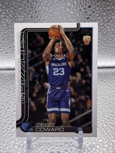 Cedric Coward Rookie RC 2025/26 Topps NBA Baloncesto Flagship 211 Grizzlies - Imagen 1 de 2
