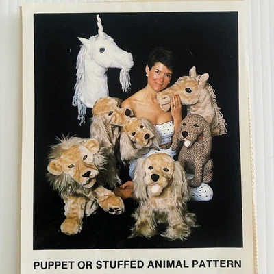 Prince Valdamir Horse Unicorn 20" Puppet Pattern by Son Rise Puppet Co UNCUT - Image 1 of 4