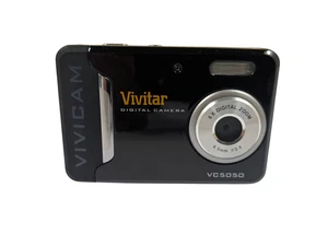 Vivitar 5.0MP 8x Zoom VC5050 Digital Camera Black - Picture 1 of 8