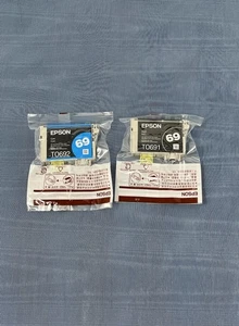New Genuine Epson 69 Black/cyan/ Ink Cartridges Sealed - Picture 1 of 15