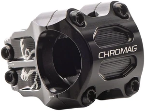 Chromag Riza 45mm Bike Stem - CNC Machined 6061 Aluminum, Wide Clamp, Black - Picture 1 of 1