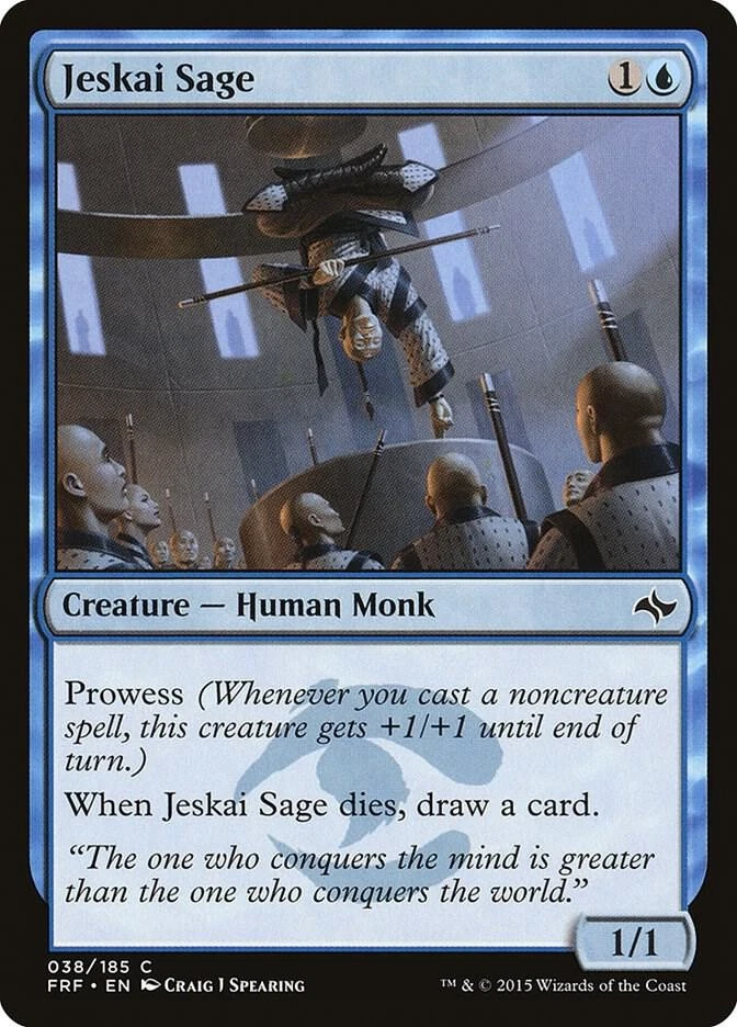 Magic the Gathering MTG Jeskai Sage Fate Reforged FRF 038/185 Common NM/M - Image 1 of 1
