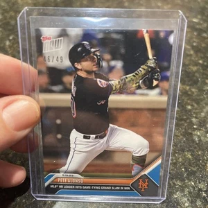 2023 Topps Now #320 Pete Alonso Blue /49 - Picture 1 of 1