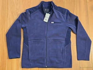 FIGS On Shift Fleece Jacket Blue Large NWT - Picture 1 of 10