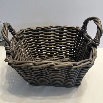 Signature Storage Resin Wicker Basket Indoor & Outdoor - Image 1 of 4