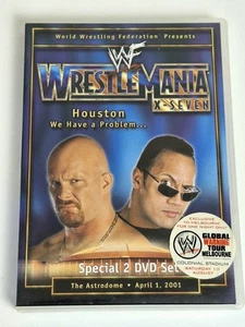 WWF WWE WrestleMania X-Seven 17 (DVD, 2001, 2-Disc Set) VGC - Picture 1 of 3