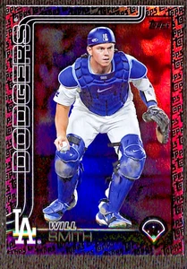 2025 Topps Serie 1 Will Smith Fanatics Topps Logo Foil Los Angeles Dodgers #212 - Imagen 1 de 2