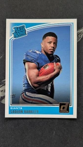 2018 Panini Donruss Football Rated Rookie #306 Saquon Barkley Giants RC (D) - Imagen 1 de 2