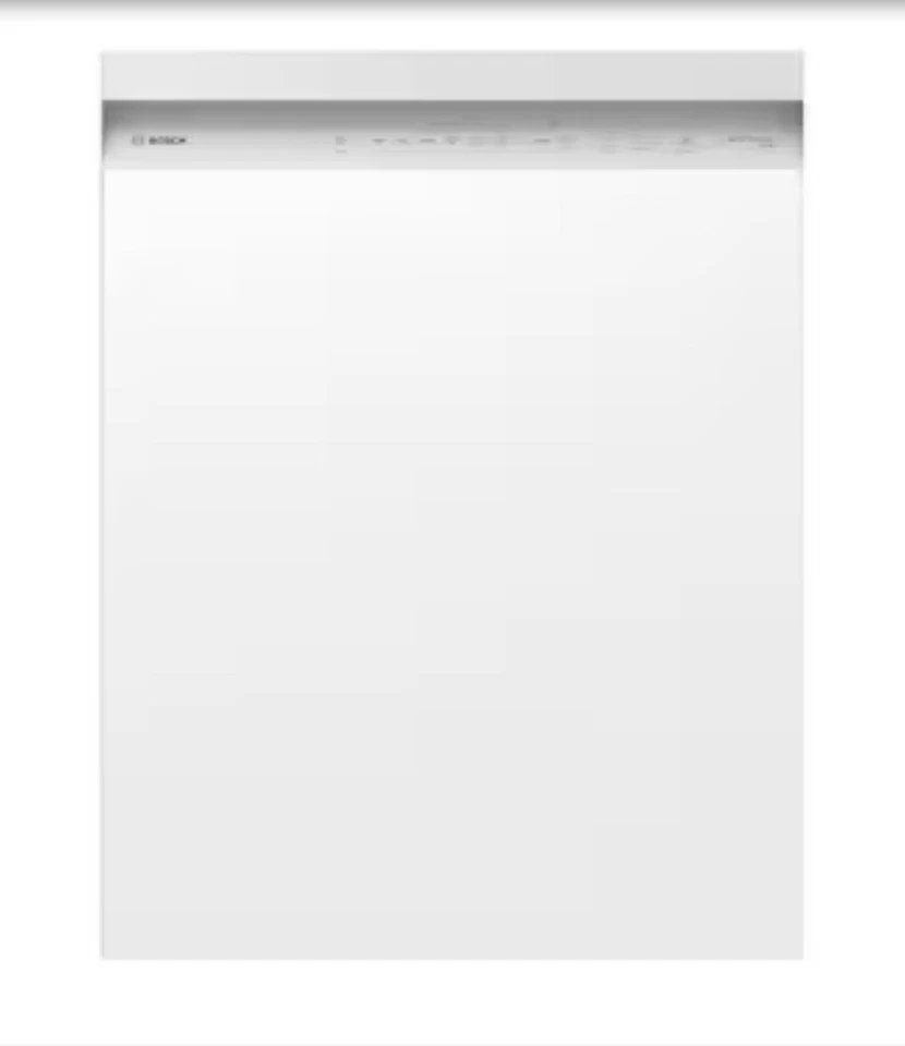 Pickup Only Bosch 300 Series SHE53C82N 24" Built-In White Smart Dishwasher