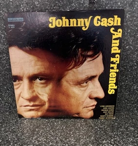 JOHNNY CASH And Friends 1972 Columbia C10777 12" LP Vinyl Record - Free Shipping - Foto 1 di 6