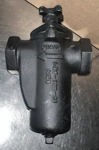 MUELLER STEAM SPECIALTY 11/4 125 CI IRON BODY SCREWED BASKET STRAINER 1RNK4 Nos - Foto 1 di 6