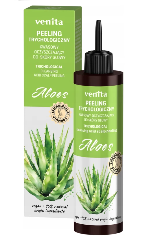 VENITA TRICHOLOGICAL SCALP PEELING ALOE VERA + AHA ACID CLEANSING 100ml - Image 1 of 1