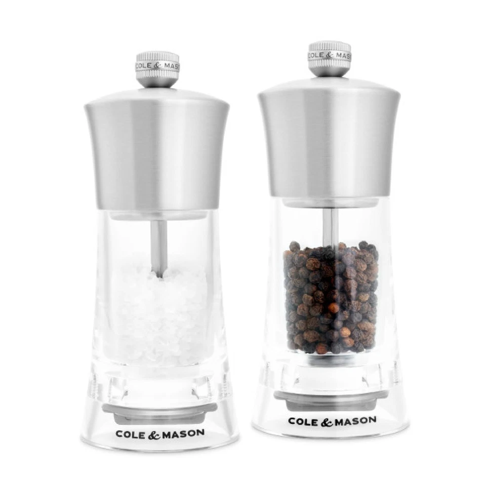 Bromley Salt & Pepper Mill Gift Set, 6" - Salt & Pepper Grinders with Ultra-S... - Image 1 of 4