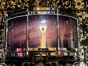 Ludwig 6.5" x 14" Classic Maple Exotic Snare Drum - Amethyst Burst - Picture 1 of 7