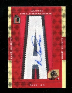 2008 Topps Letterman Matt Ryan Superfractor Letter Rookie Patch Auto 1/1 SE951 - Picture 1 of 2