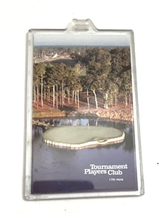 Tournament Players Club Golf Bag Tag Sawgrass Ponte Vedra FL 17th Hole Vintage - Picture 1 of 5