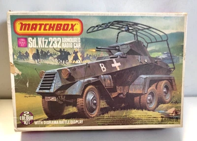 MATCHBOX  USATO 1:76 KIT MEZZO MILITARE SD. KFZ 232 ARMOURED RADIO CAR     PK-85 - Immagine 1 di 3