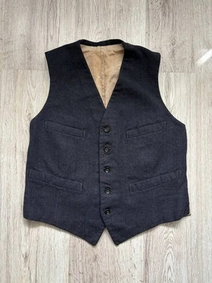 Vintage Sakurai Tailor Nagoya Bespoke Waistcoat Vest 1960s Japan PRIMA Buckle S - Image 1 of 4