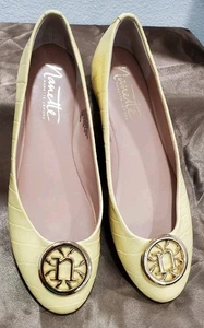 Nanette Nanette Lepore Haylie Ballet Flat Shoe in Sunshine Yellow Sz 9M EUC - Picture 1 of 5