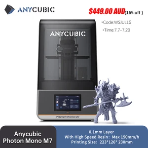ANYCUBIC Photon Mono M7 14K Mono LCD Resin 3D Printer Leveling Free - Picture 1 of 12
