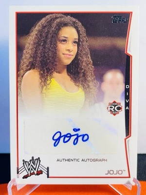 2014 Topps WWE Jojo Offerman Joseann Auto Rookie SP - Image 1 of 2