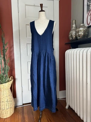 Vestido Delantero Jersey Farmcore Normcore Años 80 Denim Teacher L Pam's Closet Foto 1 de 4