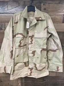 USGI Military Desert DCU Camouflage Combat Uniform Coat Shirt X Small Regular - Picture 1 of 14