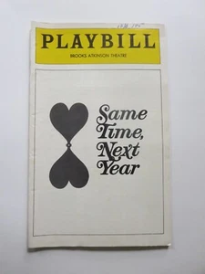 Loretta Swit &Ted Bessell in the Broadway Play "Same Time, Next Year" Playbill - Picture 1 of 1