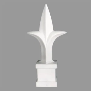 Fence Finials Tri - Spear Premium Polypropylene USA Fence Finial Toppers - - Picture 1 of 6