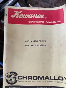 Kewanee Owner's Manual 460 & 480 Series Portable Augers - good - Bild 1 von 1
