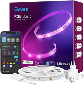 Govee Wifi LED Strip, Smart RGB LED Streifen, App-Steuerung, Farbwechsel - NEU - Bild 1 von 13