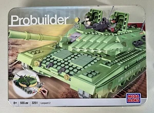 Mega Block ProBuilder Leopard 2 Tank #3251 - Brandneu ungeöffnet - Bild 1 von 7