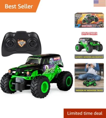 Offizieller Grave Digger RC Monstertruck im Maßstab 1:24 - spannendes Kinderspielzeug - Bild 1 von 4