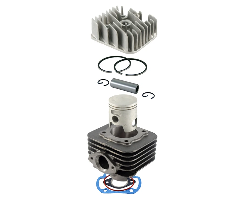 KIT CILINDRO GRUPPO TERMICO ARIA 47 RMS 70 PIAGGIO NRG SFERA TYPHOON 50 2T