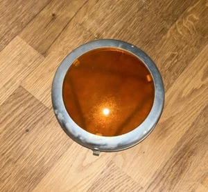 Vintage Kopp orange, 4,5 Zoll Glas Verkehrslinse und Gehäuse - Bild 1 von 2