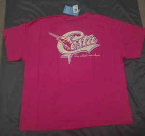 Camiseta Costa Del Mar Rosa Caliente Logo Talla 2XL Camiseta Gráfica - Mira lo que hay ahí fuera - Imagen 1 de 9