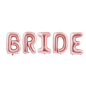 Folien Helium Ballon Bride Braut Bräutigam Hochzeit Wedding Raumdeko Kirche Deko - Bild 1 von 3