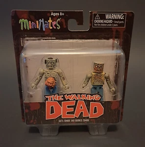 Minimates The Walking Dead Guts Zombie & Burned Zombie 2012 Diamond Select - Picture 1 of 1