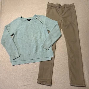 Girls 2pc Outfit XL Gapkids Sweater & Tan Jordache Pants (14) - Picture 1 of 6