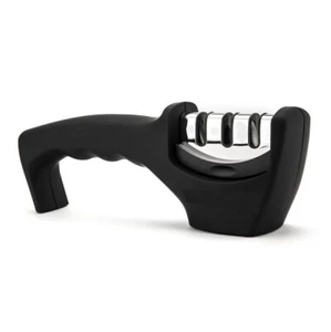 Affilacoltelli Cucina 3 Stadi Affilacoltelli Strumento Riparazione Ripristino Lucidatura S247 - Foto 1 di 6