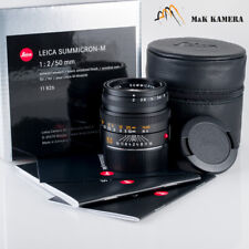 Brand New Leica Summicron-M 50mm/F2.0 Ver.V Black Lens Germany #826