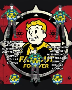 Fallout 76 [PC] Civil Engineer Armor Full Set + 20 Legendary Box Mods - Bild 1 von 2