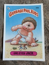 One-Eyed Jack Garbage Pail Kids Trading Card. #44b. 2nd Series  