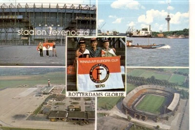 Postkarte :  Feyenoord ROTTERDAM  /Niederlande -  Stadion De Kuip /1270 - Bild 1 von 2