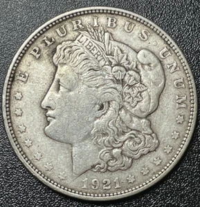 1921-S Morgan Silver Dollar Silver Coin - Picture 1 of 4