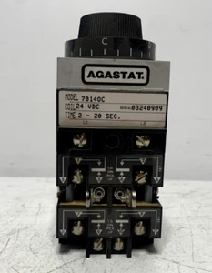 Agastat 70140C Timer Delay Relay 24VDC 2-20 Seconds - Picture 1 of 10