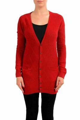 Dsquared2 Women's 100% Wool Red Cardigan Sweater US S IT 40 - Image 1 of 4